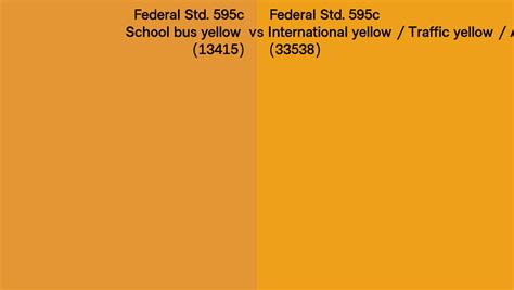 Federal Std C School Bus Yellow Vs International