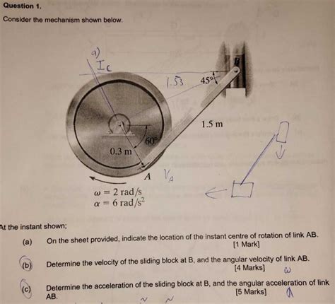 Solved Question 1 Consider The Mechanism Shown Below A 3 Chegg