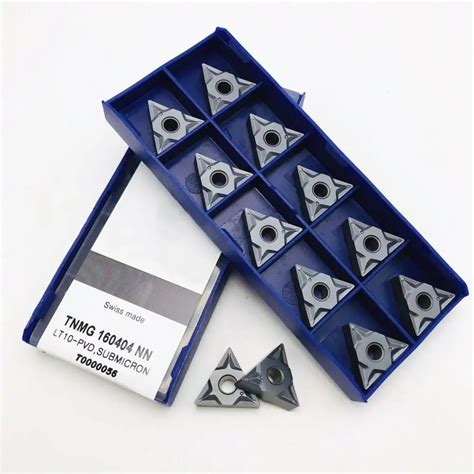 10PCS Carbide Insert TNMG160404 NN LT10 High Quality Internal Turning