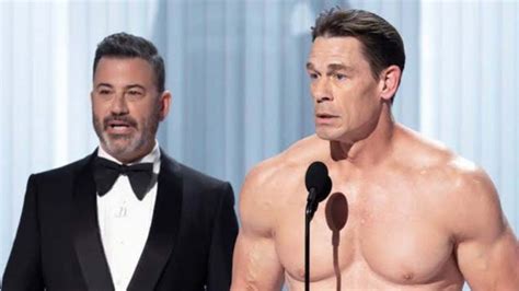 Oscars John Cena S Nearly Naked Appearance Wins Internet And Best