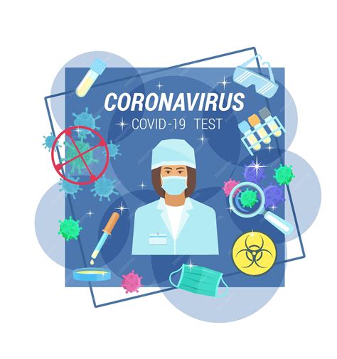 Premium Vector | Coronavirus medical tests and analyzes