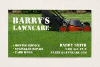 Lawn Mowing Business Card Ideas | EmetOnlineBlog