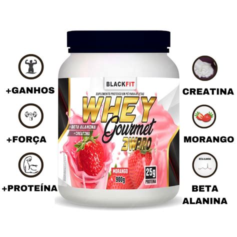 Whey Protein Concentrado Original 900g 3 Sabores Frete Grátis Melhor