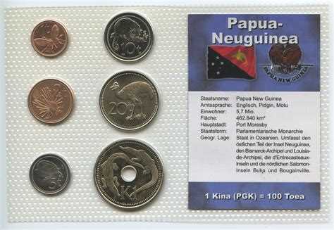 Papua Neuguinea Papua New Guinea 1 Toea 1 Kina KMS 2004 2006 GN656d