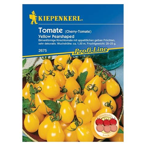 Kiepenkerl Profi Line Gemüsesamen Cherrytomaten Yellow Pearshaped