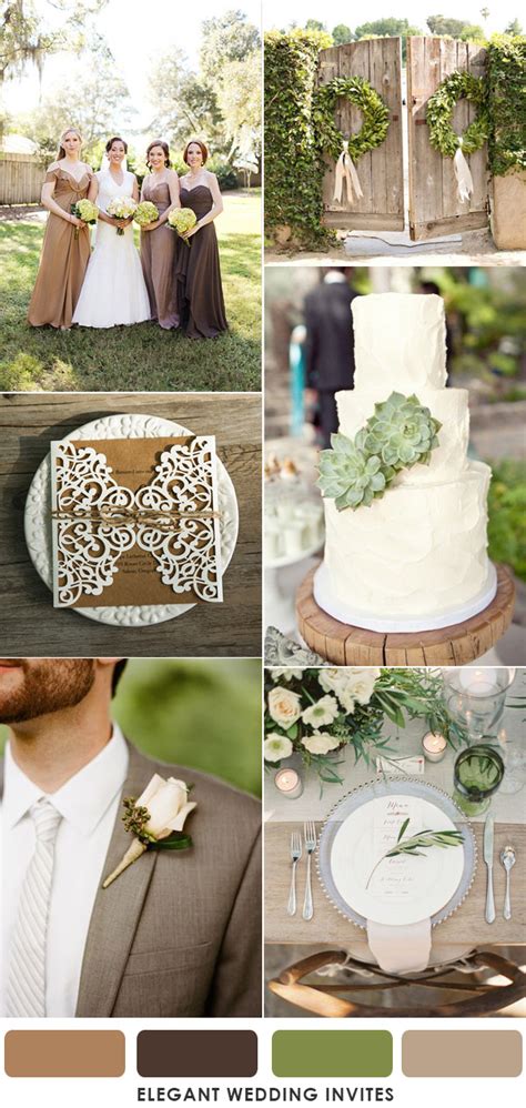 Light Blue And Tan Wedding