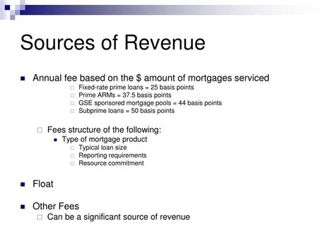 Ppt The Role Of Mortgage Servicers In The Subprime Mortgage Crisis