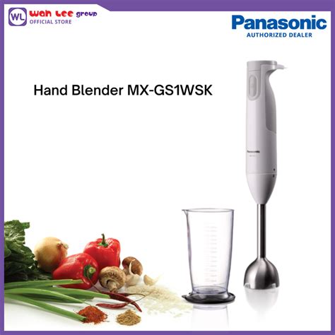 Panasonic Mx Gs Hand Blender W Single Speed Mx Gs Wsk Blades Easy