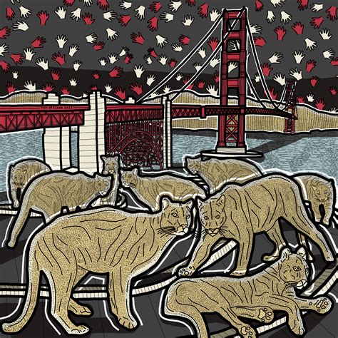 Some Psychedelic Bay Area Animal Art I Made This Year Rwoahdude