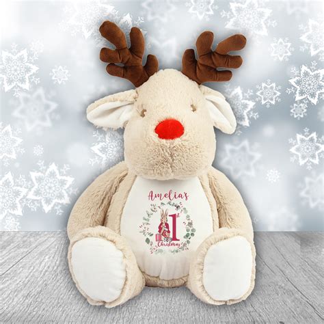 Reindeer Teddy Gray Robin