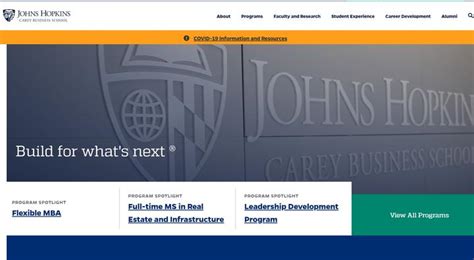 约翰霍普金斯大学 想要申请凯里商学院？快来了解jhu都有哪些硕士专业？ 知乎