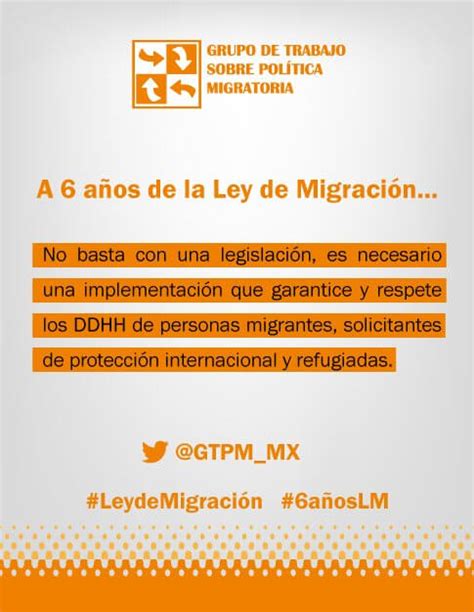 Ley De Migracion Gtpm