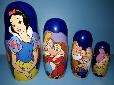 Filmic Light - Snow White Archive: Snow White Nesting Dolls from Disney ...