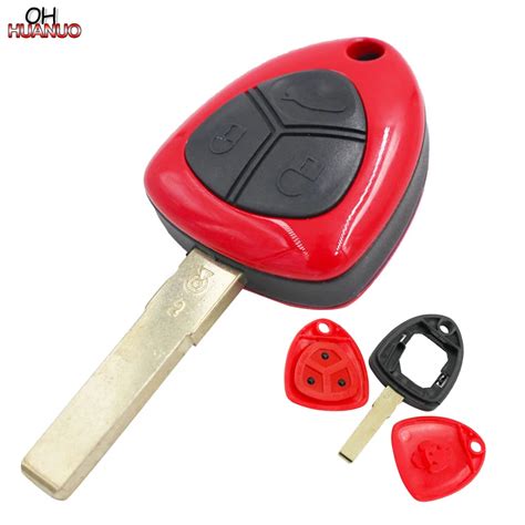 3 Buttons Replacement Shell Remote Key Fob Case For Ferrari 458 Uncut