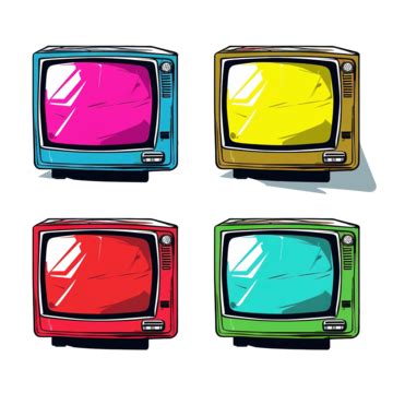 Tv Pop Art Style, Tv, Television, Pop PNG Transparent Image and Clipart ...