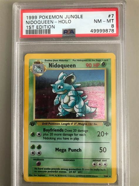 Pokemon Nidoqueen Jungle Holo St Edition Lagoagrio Gob Ec