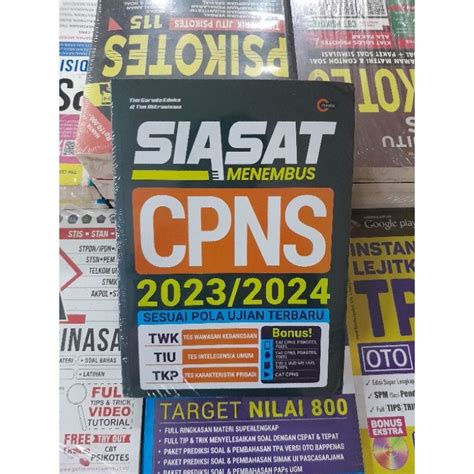 Jual Buku Siasat Menembus Cpns Sesuai Pola Ujian Terbaru