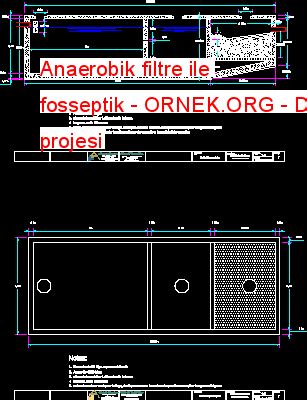 Proje Sitesi Biodigestor Autocad Projesi