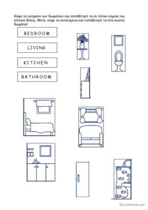 Rooms English Esl Worksheets Pdf Doc