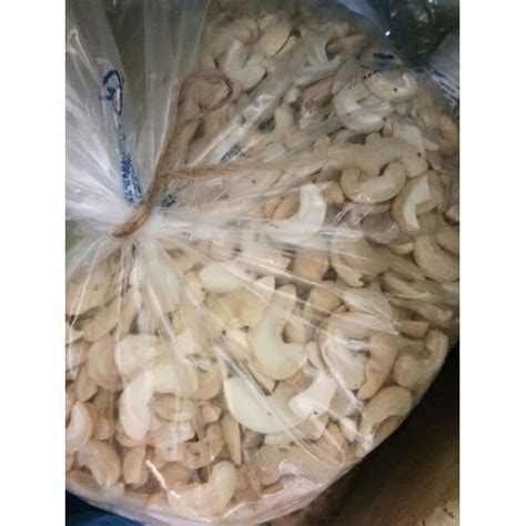 Natural Halves Raw Split Cashew Nut Packaging Size Kg