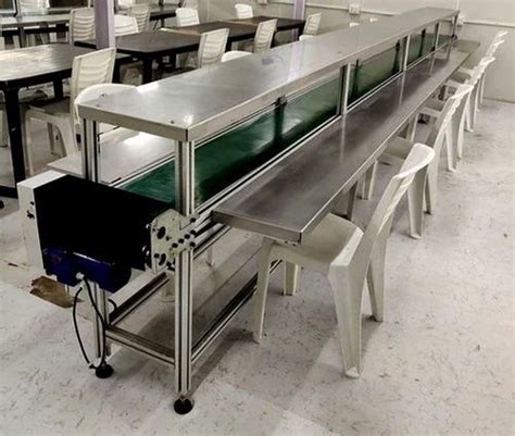 Roborise Technologies Assembly Flat Belt Conveyor For Packaging