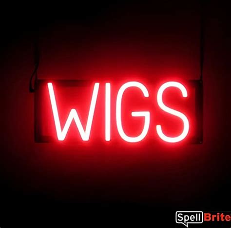 Wigs Lichtreclame Neon Led Bord Verlicht Spellbrite 42 X 16 Cm 6 Dimstanden Bol