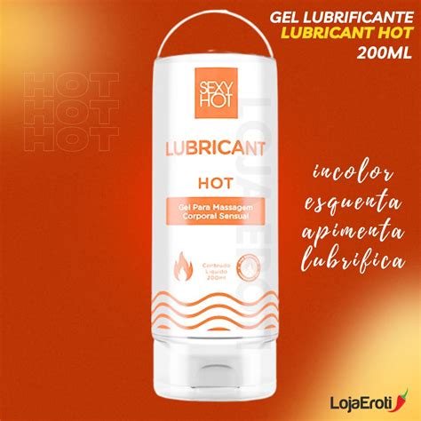 Lubricant Hot Gel Lubrificante A O Esquenta Penetra O E Massagem Corporal Ml Sexy Hot