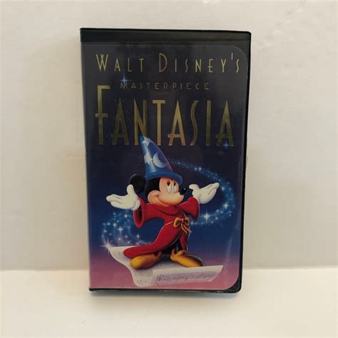 Walt Disneys Fantasia Masterpiece Vhs Tape Movie With Etsy