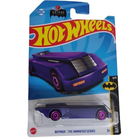 Carrinho Hot Wheels Batman The Animed Series Hkh Batmovel