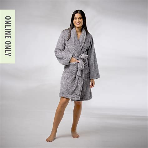 Shop Our New Season Range Bed Bath And Beyond Nz Solace Sherpa Bathrobe