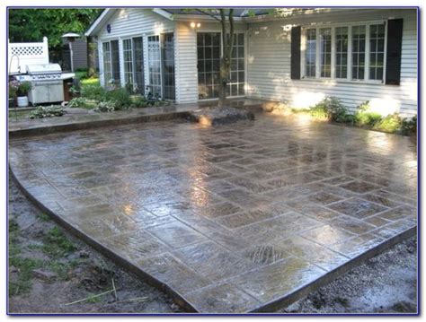 Impressive 25 Stamped Concrete Patio For Inspiration For Your Home Concrete Patio Designs