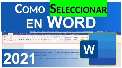 Aprende a seleccionar múltiples elementos en Word fácilmente