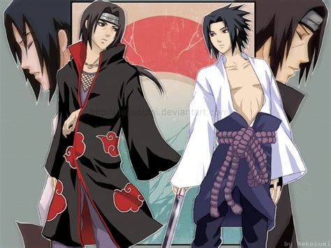 The Uchiha Brothers Itachi And Sasuke Itachi Sasuke Naruto Images