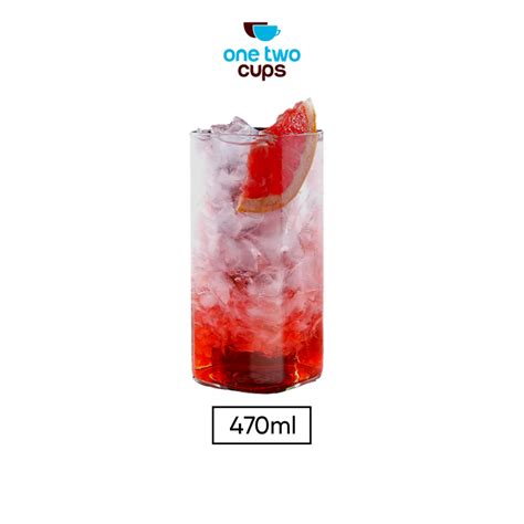 Jual One Two Cups Gelas Kaca Kotak Juice Aesthetic Square Glass Ml