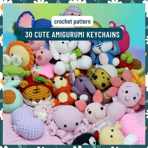 Cute Amigurumi Keychains Crochet Pattern Easy And Beginner Friendly