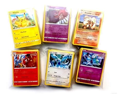 Pack 100 Cartas Pokémon Lotes Originales Cuotas sin interés