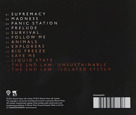 Muse - The 2nd Law, Audio CD New