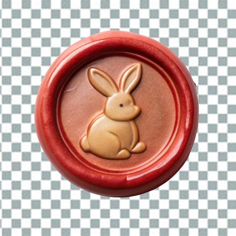 Premium Psd Perfect Red Wax Seal Isolated