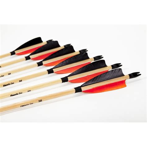 Traditional Wooden Arrows x12 - Archery Historian