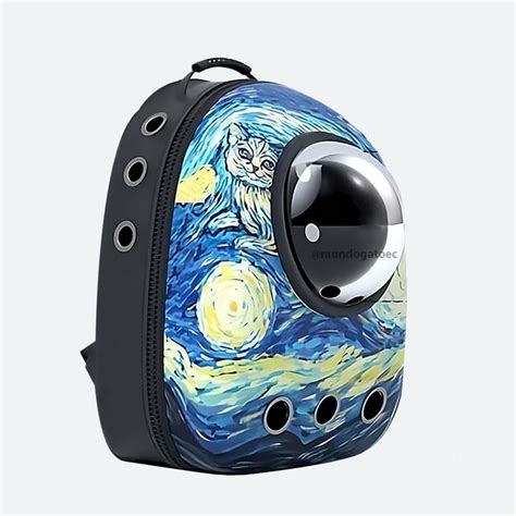 Mochila Para Gato Tipo Astronauta Mundo Gato