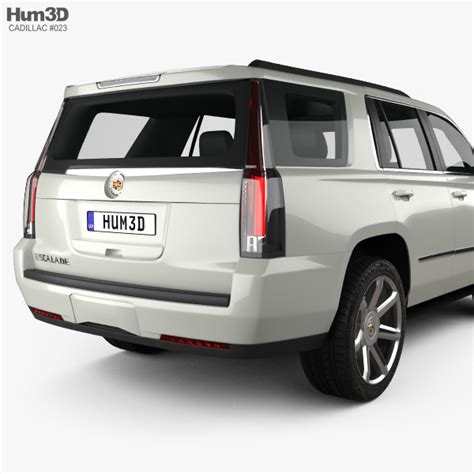 Cadillac Escalade 2018 3d 모델 차량 On 3dmodels