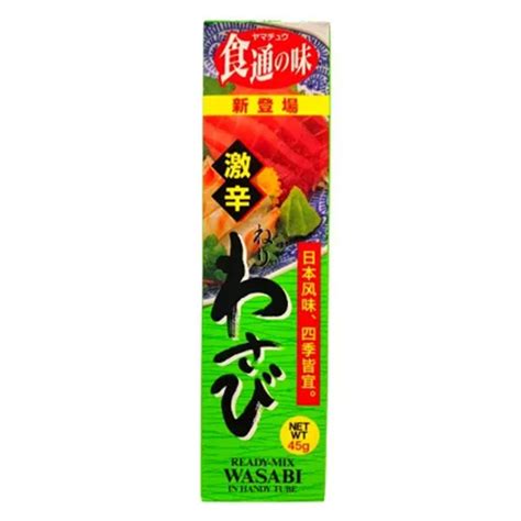 WASABI Em Pasta Tubo Raiz Forte Neri 45g Ganrai Utensílios