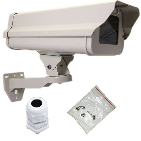 Housing Protector Con Base Camaras Seguridad Cctv Exterior Bs 288