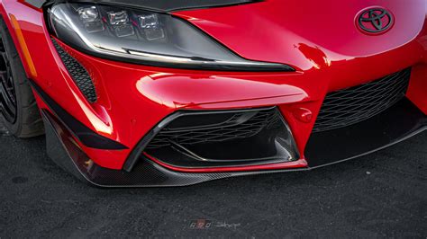 Rexpeed Dry Carbon Front Bumper Covers Side Lower Supramkv