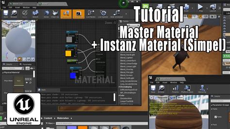 Unreal Engine Tutorial Deutsch Master Material Instanz Material