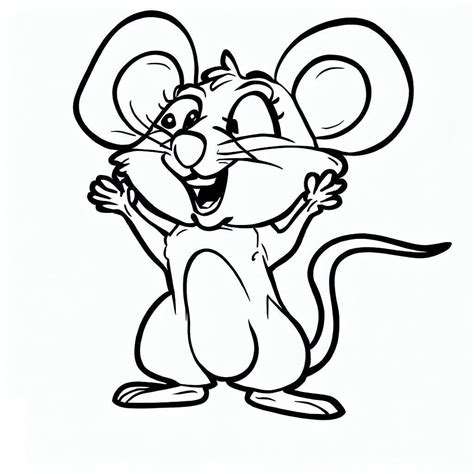 Coloriage Une Souris Dr Le T L Charger Et Imprimer Gratuit Sur