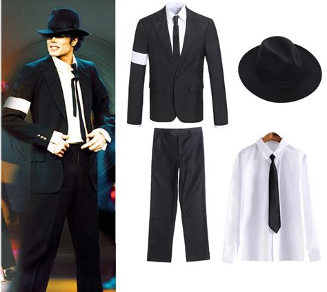 Good Quality Michael Jackson Dangerous Modern Suit Necktie Cosplay