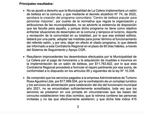 Lapidario Informe De Contraloría Detectó Irregularidades Por Casi 30