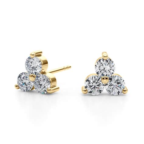 Trio Lab Diamond Stud Earrings (1.00 ct. tw.) – Rare Carat