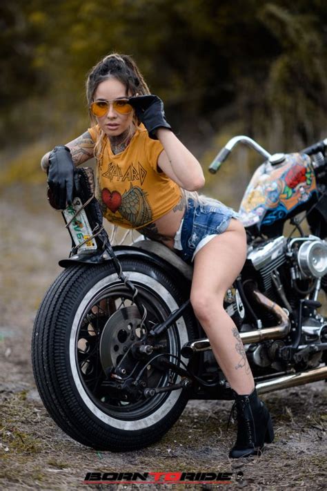 Biker Babe Velvet Queen 42 Born To Ride Motorcycle Magazine